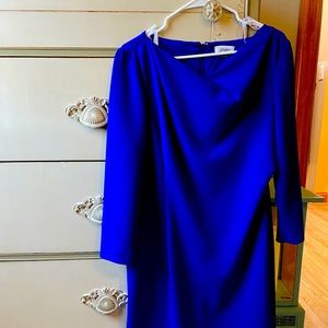 Calvin Klein blue cocktail dress